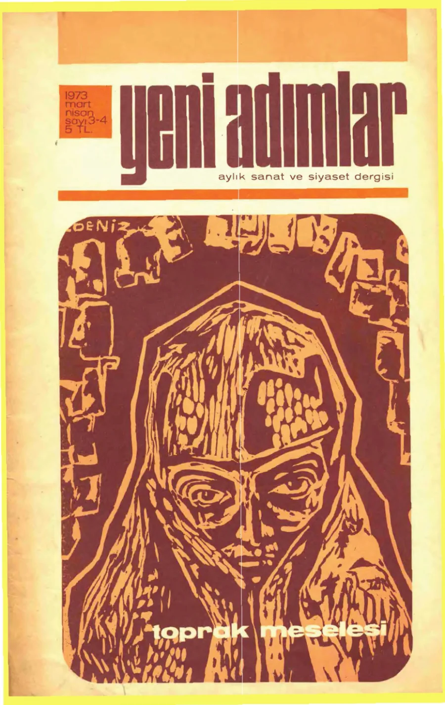 Yeni Adımlar Sayı 03 04 Mart Nisan kitap kapağı