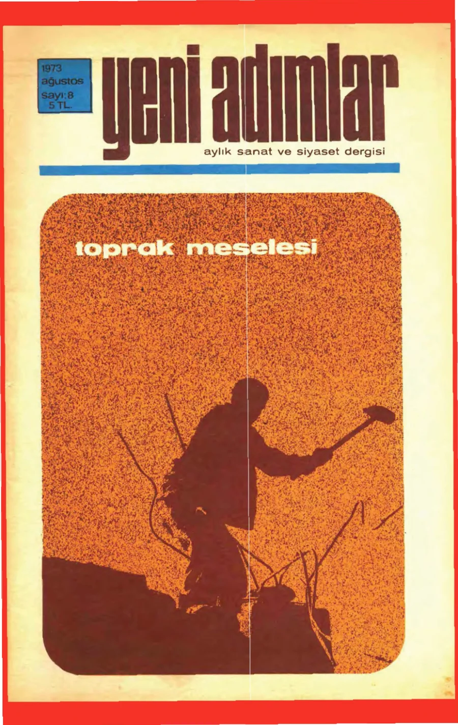 Yeni Adımlar Sayı 08 Ağustos kapak görseli