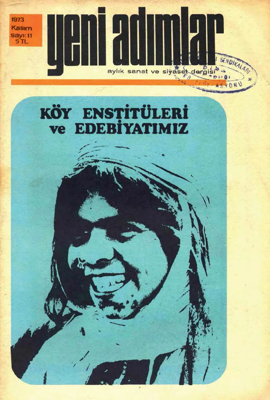 Yeni Adımlar Sayı 11 Kasım kapak görseli