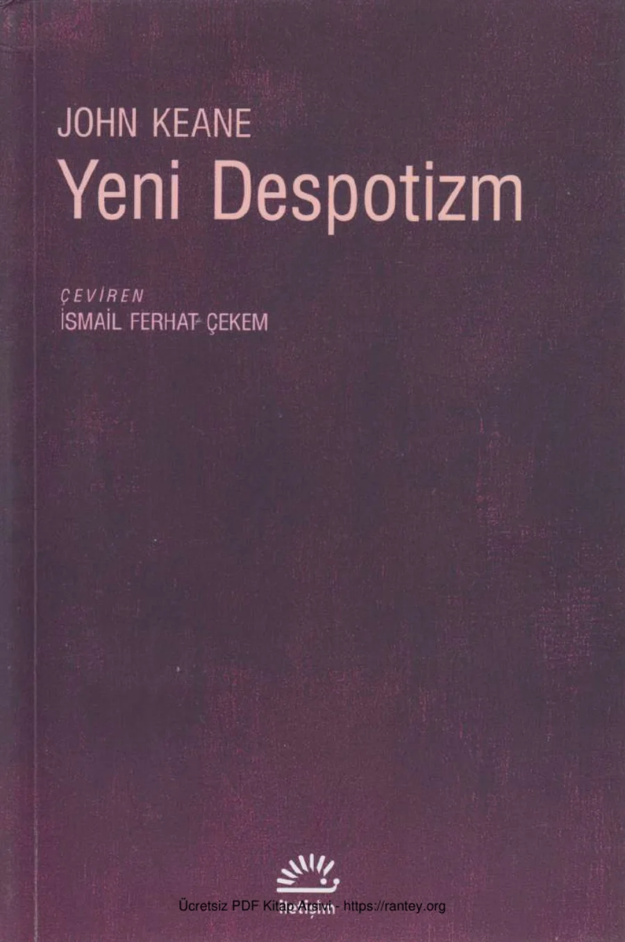 Yeni Despotizm kapak görseli