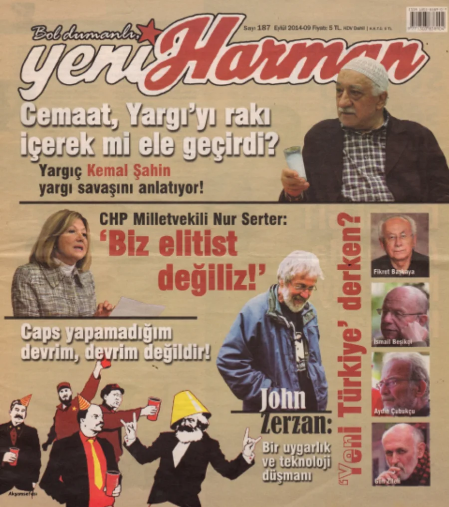 Yeni Harman 187 kapak görseli