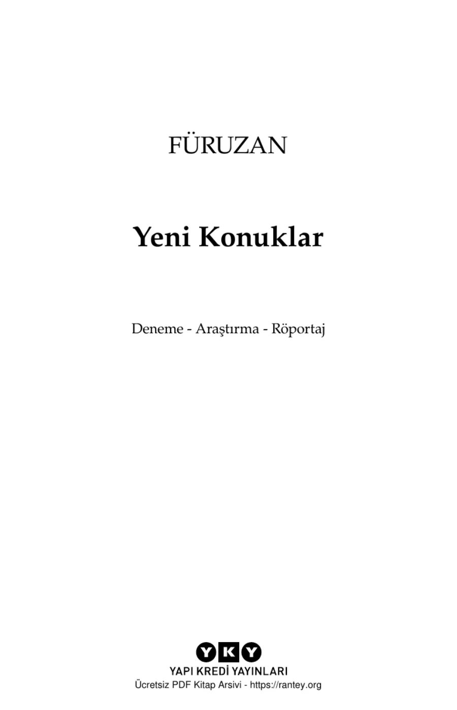 Yeni Konuklar kapak görseli