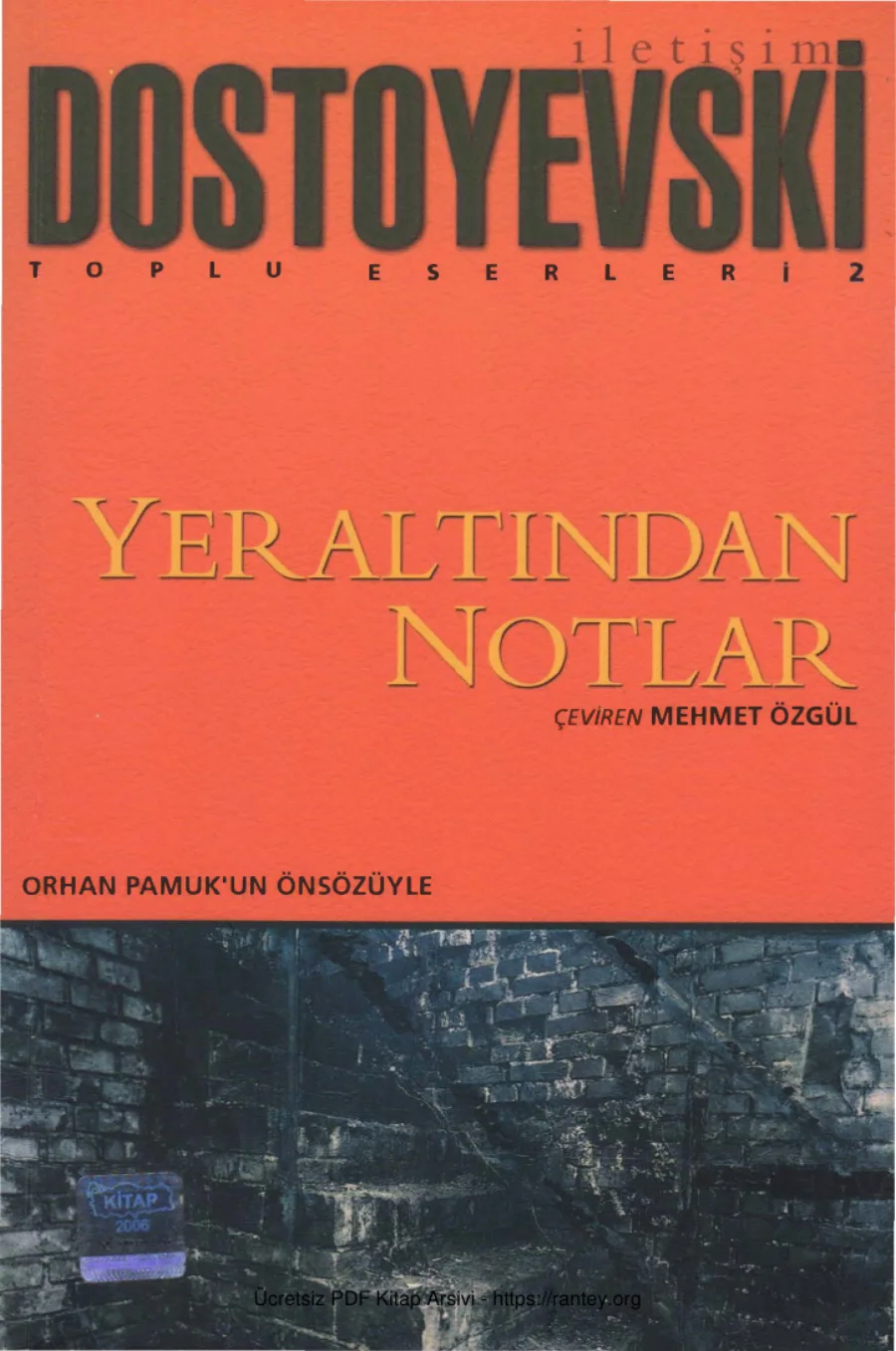 Yeraltından Notlar kapak görseli