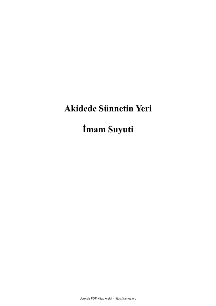 Yeri İmam Suyuti Ebu Abdulmumin Tekin Mıhçı kapak görseli