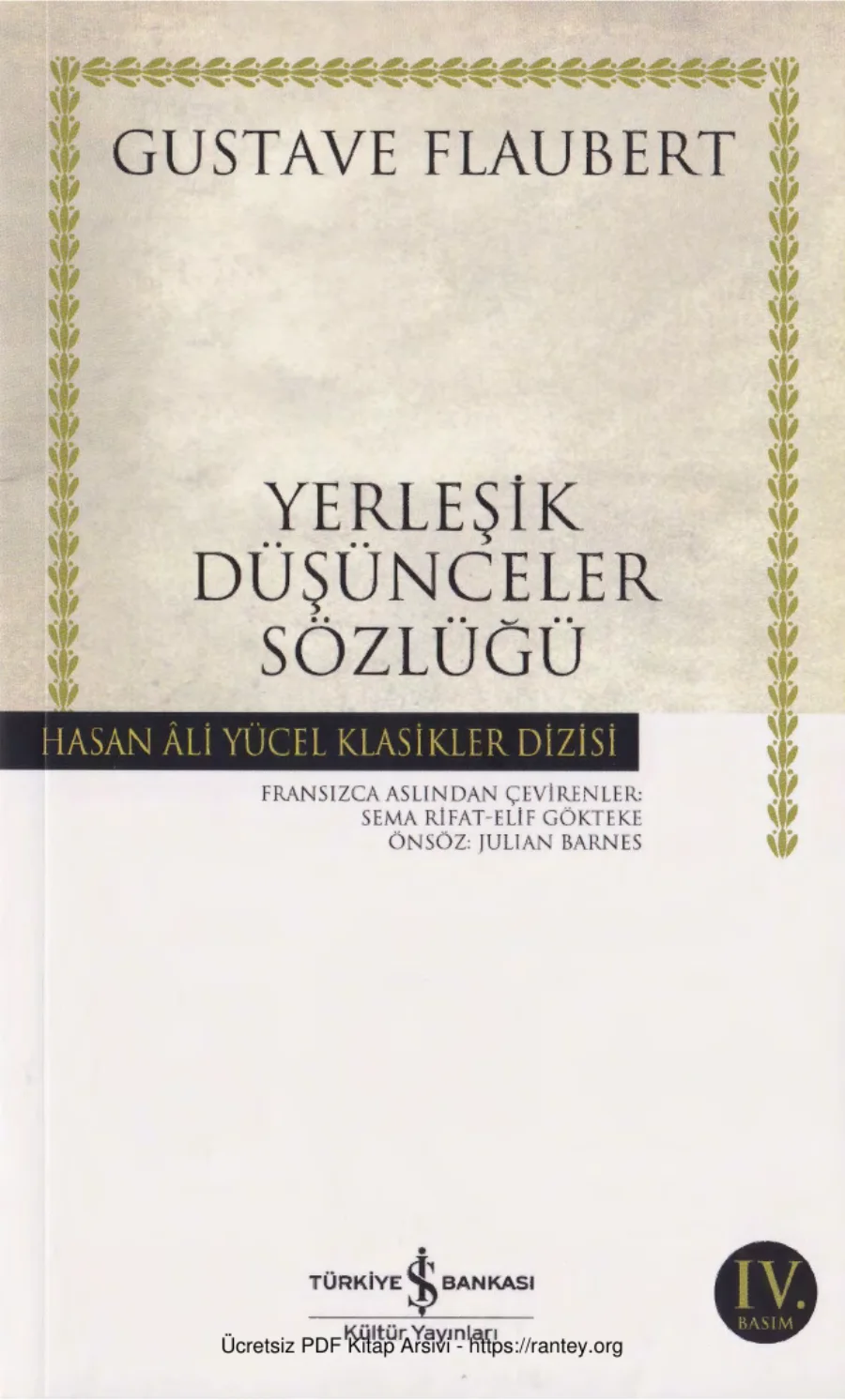 Yerleşik Düşünceler Sözlüğü kapak görseli