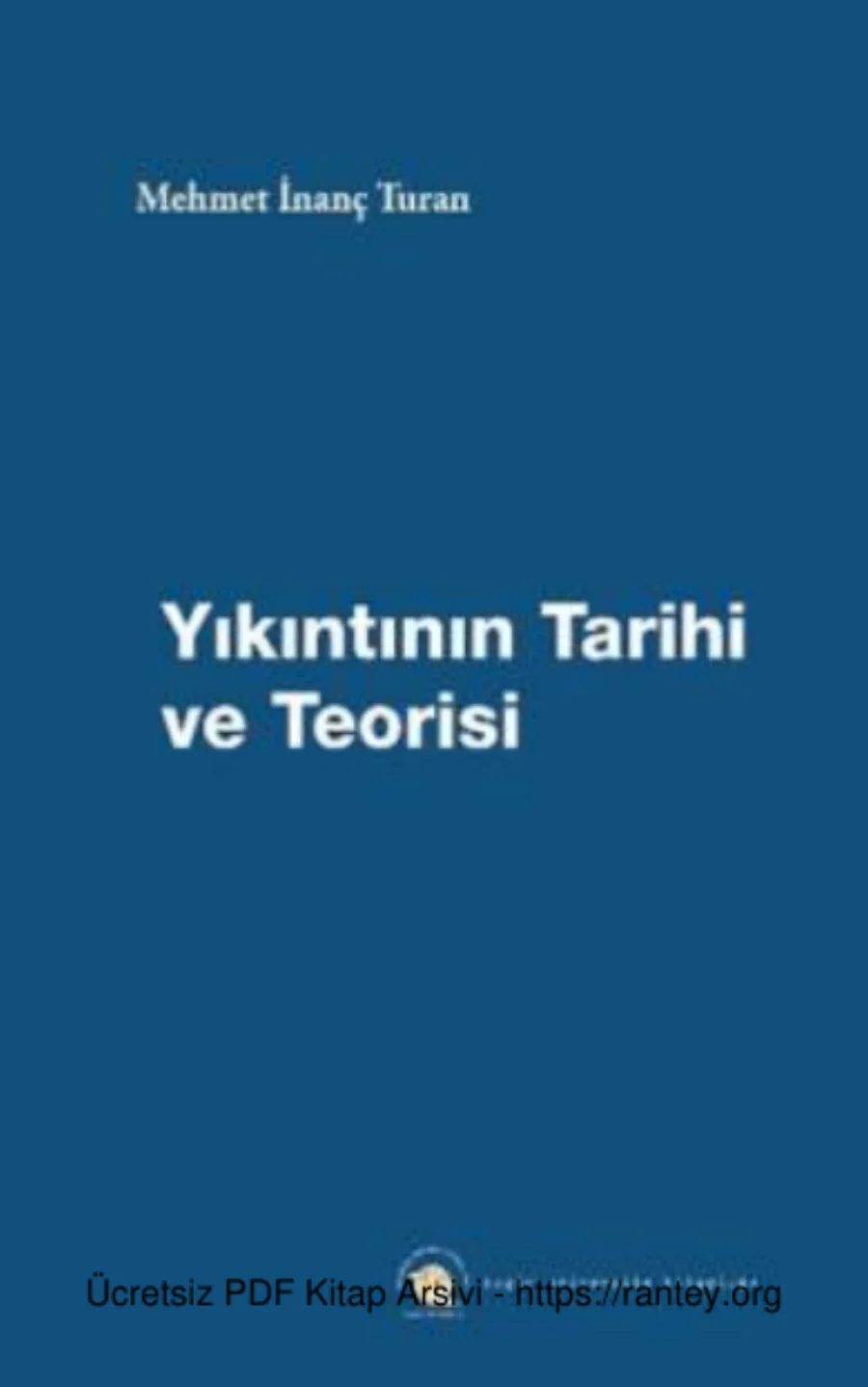 Yıkıntının ve Tarihin Teorisi Etki Yayınları kapak görseli