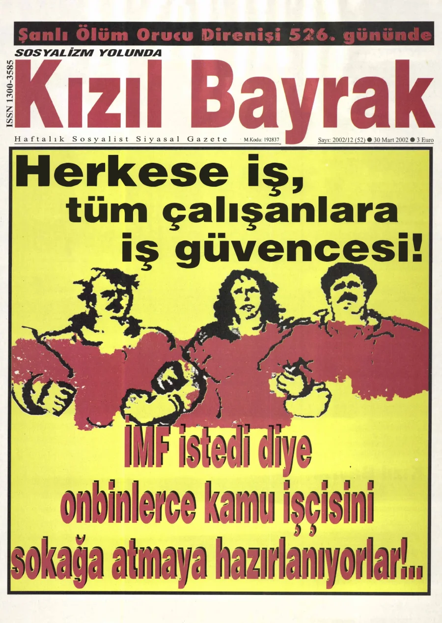 Yıl 2002 Sayı 12 30 Mart kapak görseli