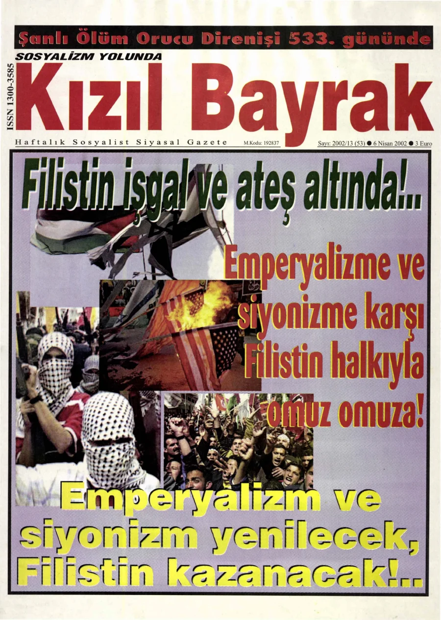 Yıl 2002 Sayı 13 6 Nisan kapak görseli