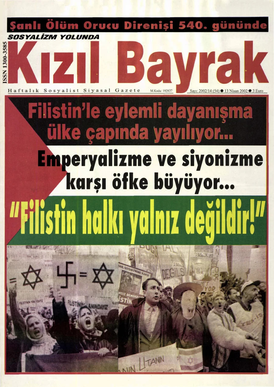 Yıl 2002 Sayı 14 13 Nisan kitap kapağı