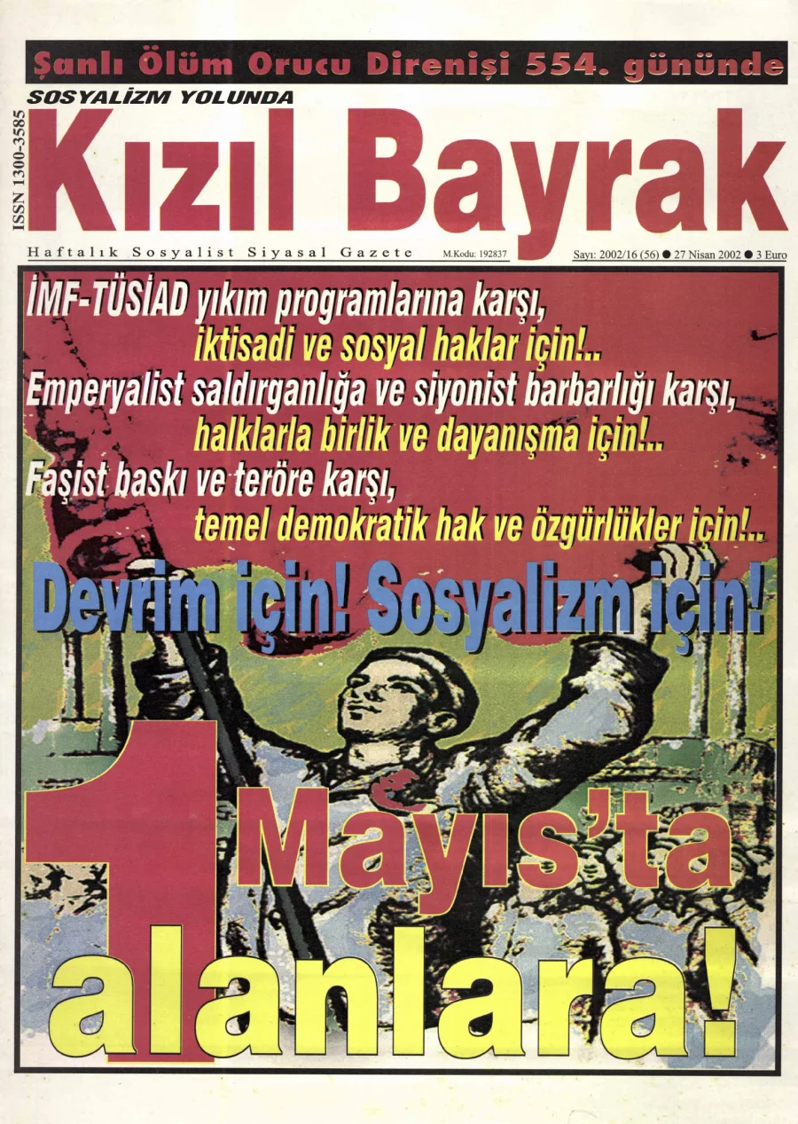 Yıl 2002 Sayı 16 27 Nisan kapak görseli