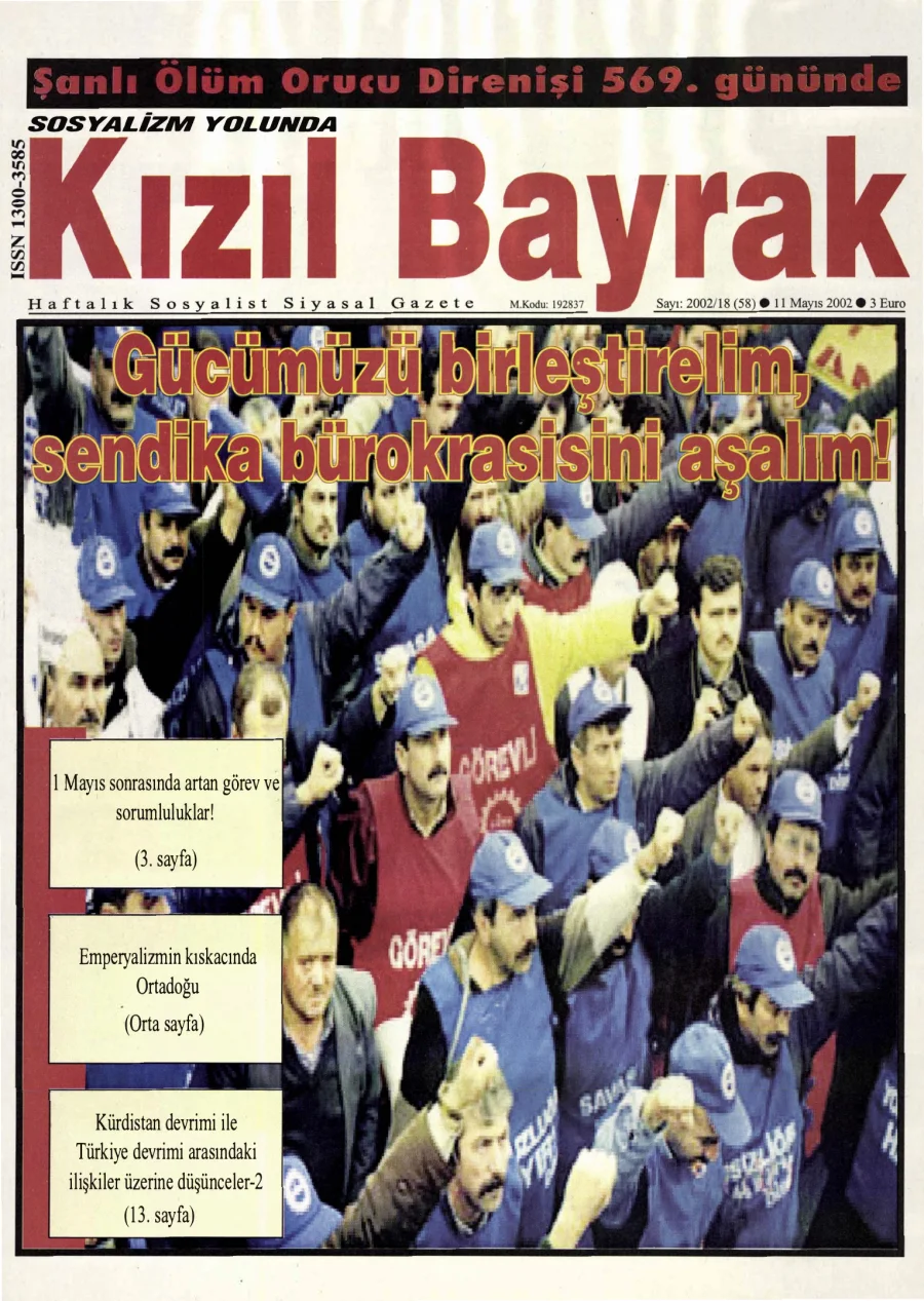 Yıl 2002 Sayı 18 11 Mayis kapak görseli