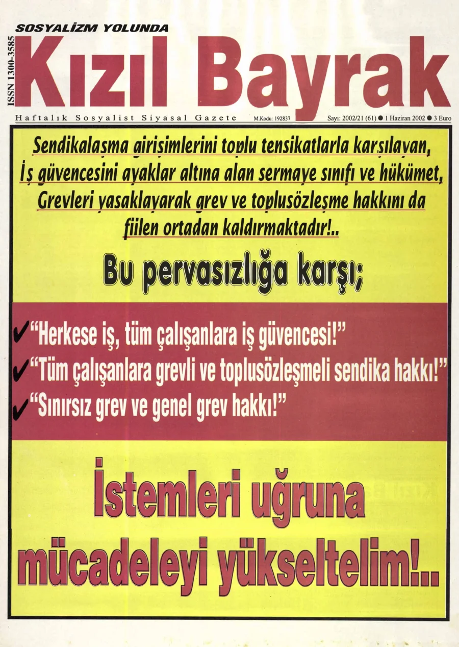 Yıl 2002 Sayı 21 1 Haziran kapak görseli