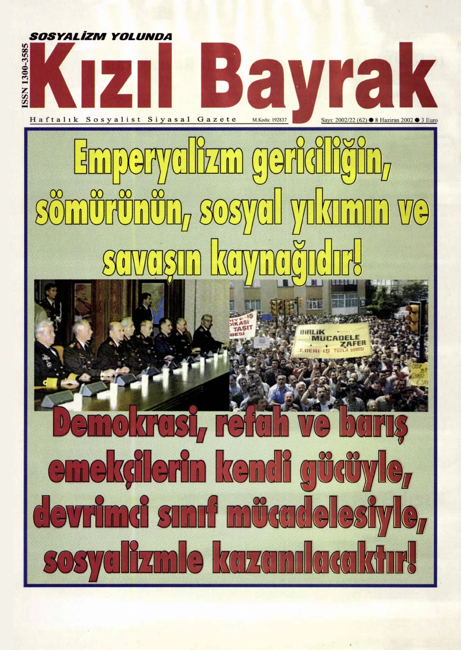 Yıl 2002 Sayı 22 8 Haziran kitap kapağı