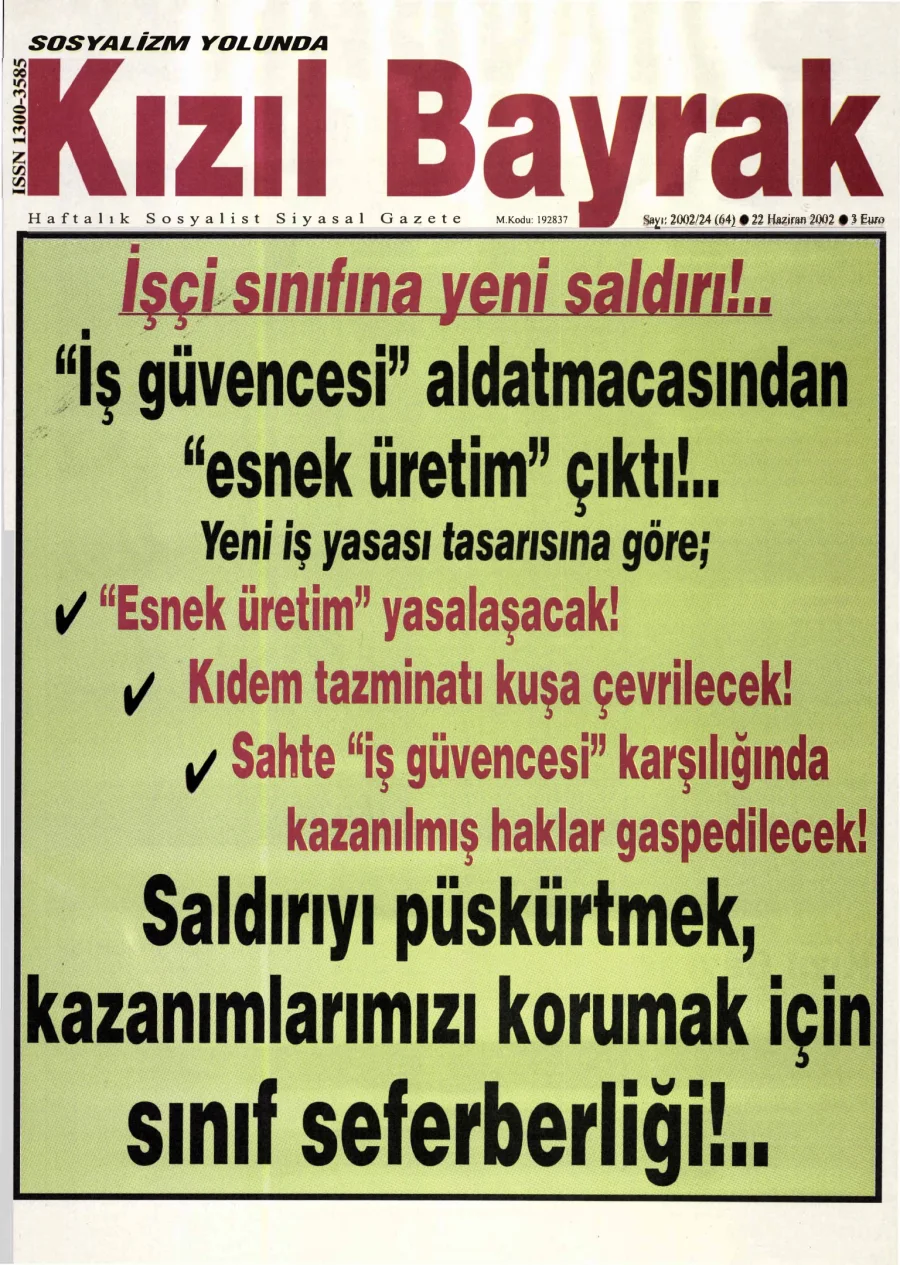 Yıl 2002 Sayı 24 22 Haziran kapak görseli