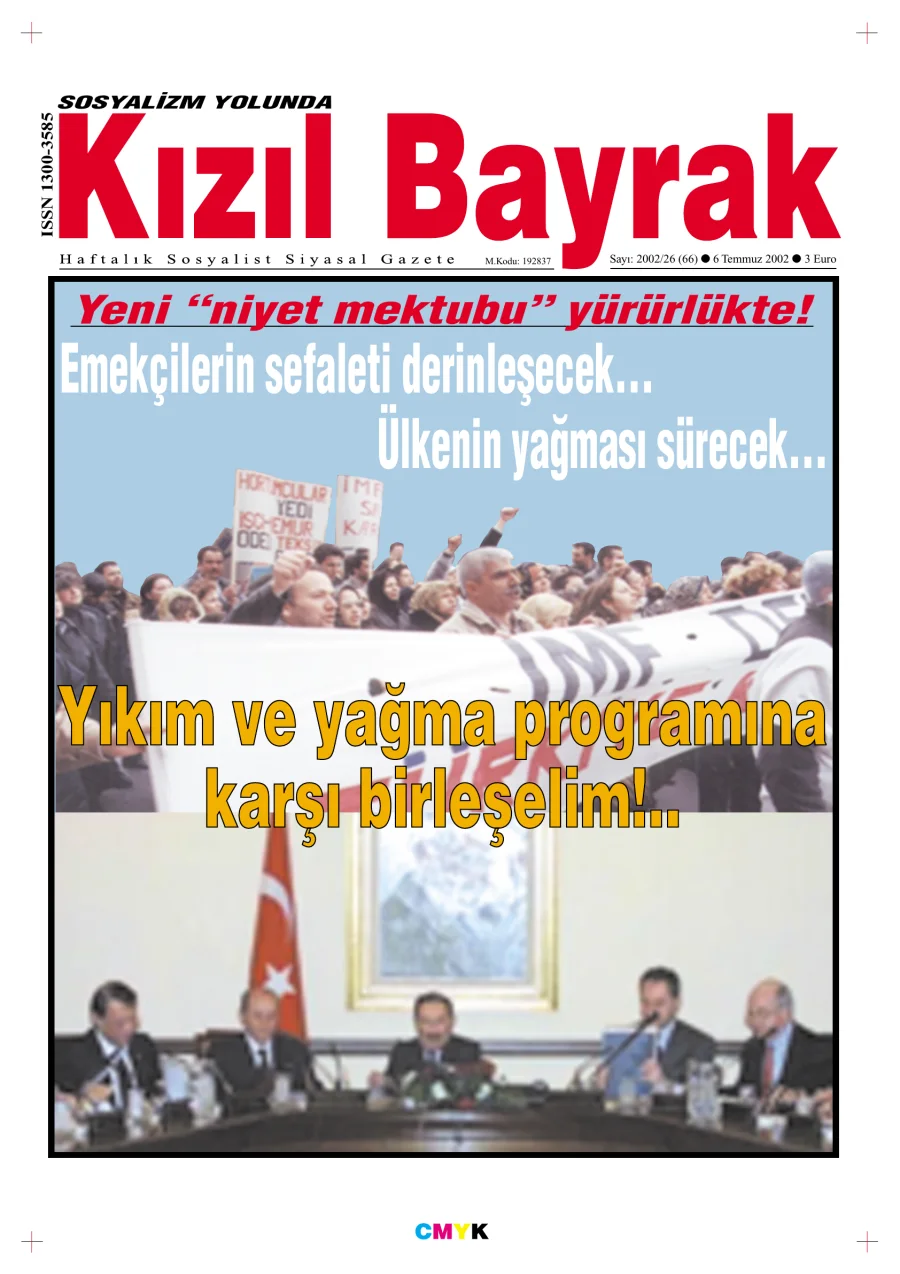 Yıl 2002 Sayı 26 6 Temmuz kitap kapağı