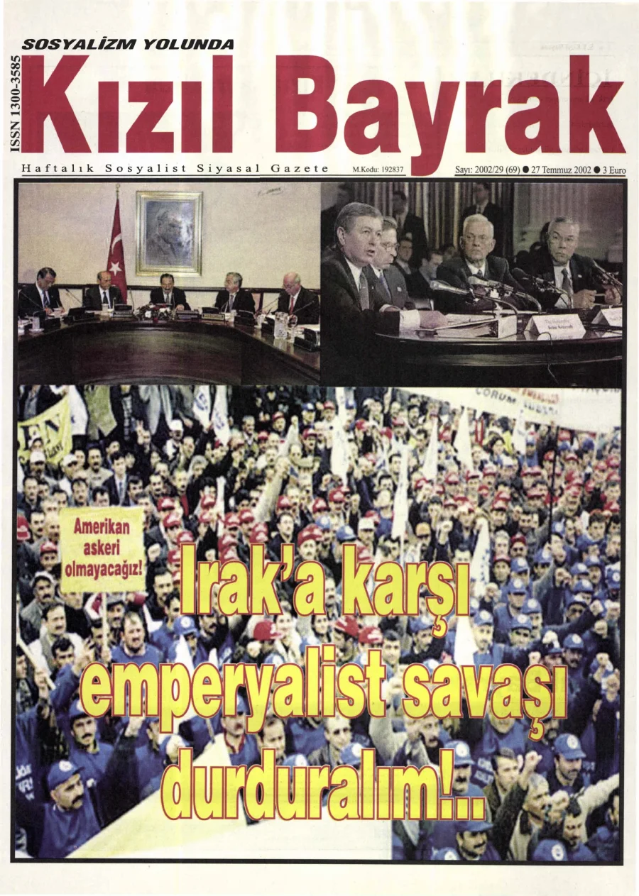 Yıl 2002 Sayı 29 27 Temmuz kapak görseli