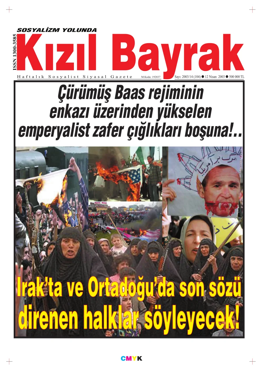 Yıl 2003 Sayı 14 12 Nisan kitap kapağı