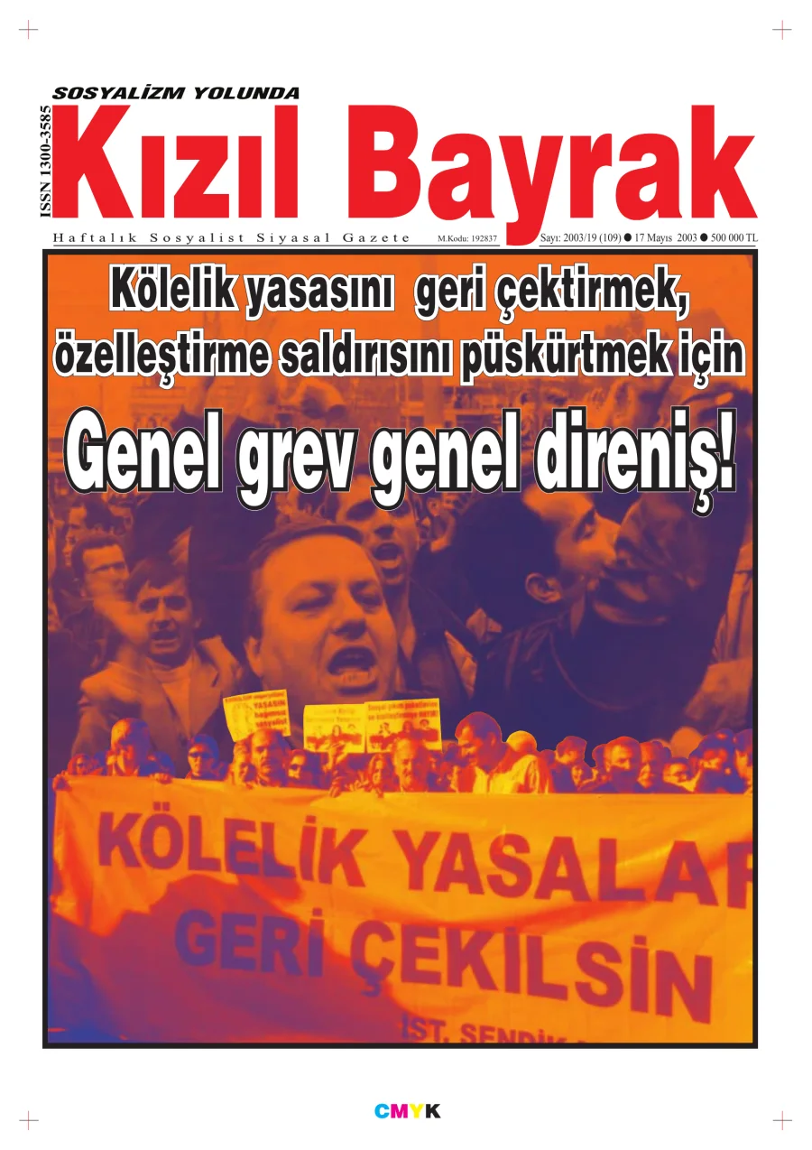 Yıl 2003 Sayı 19 17 Mayıs kitap kapağı