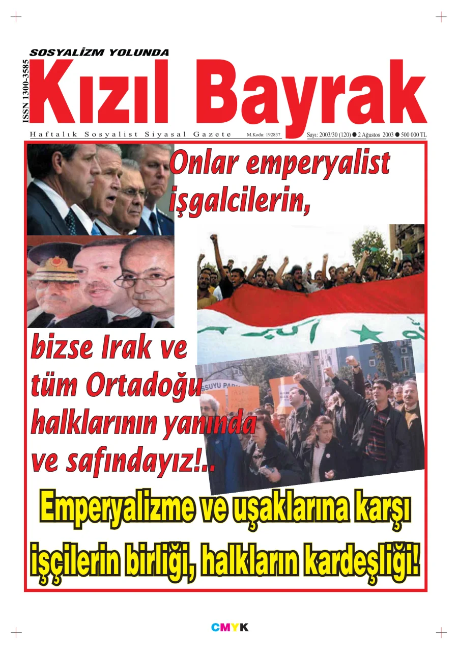 Yıl 2003 Sayı 30 02 Ağustos kapak görseli