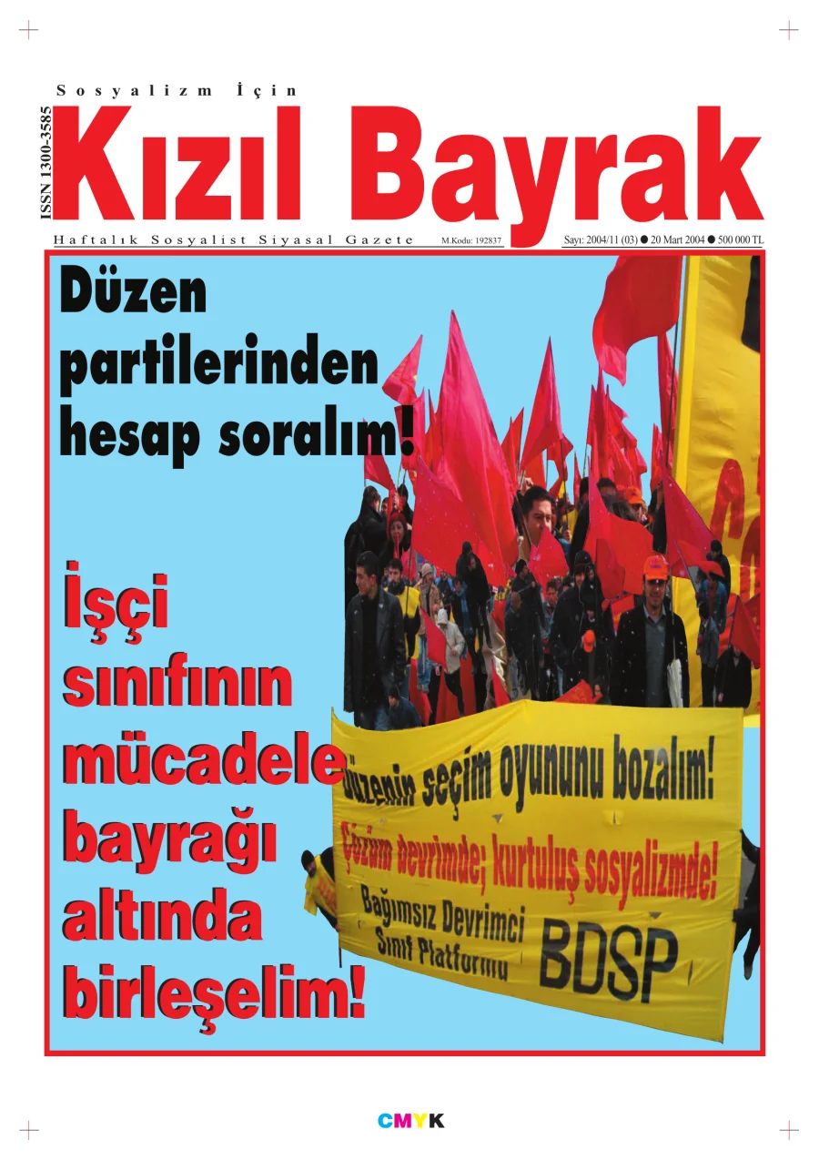 Yıl 2004 Sayı 11 20 Mart kapak görseli