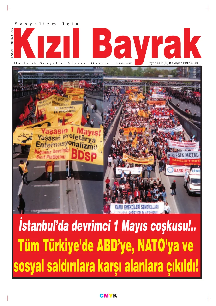 Yıl 2004 Sayı 18 08 Mayıs kitap kapağı