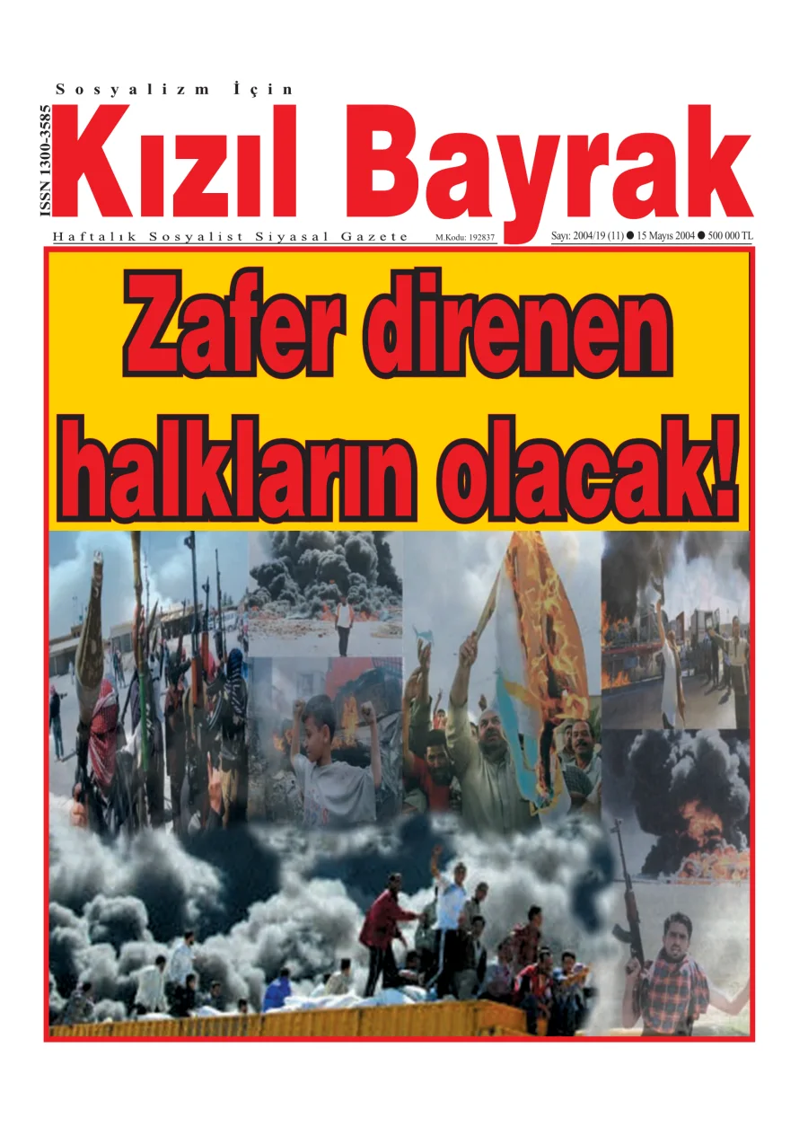 Yıl 2004 Sayı 19 15 Mayıs kitap kapağı