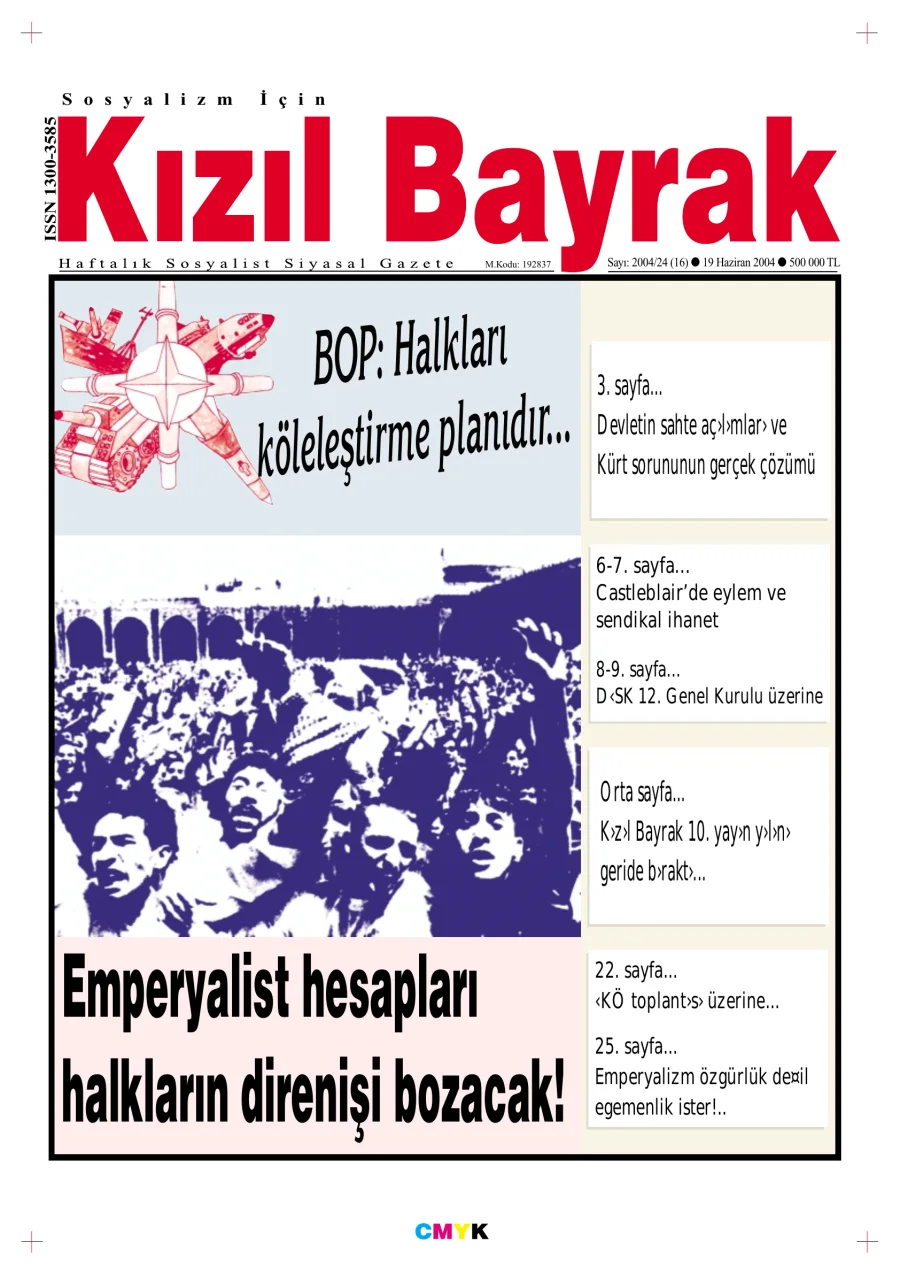 Yıl 2004 Sayı 24 19 Haziran kitap kapağı