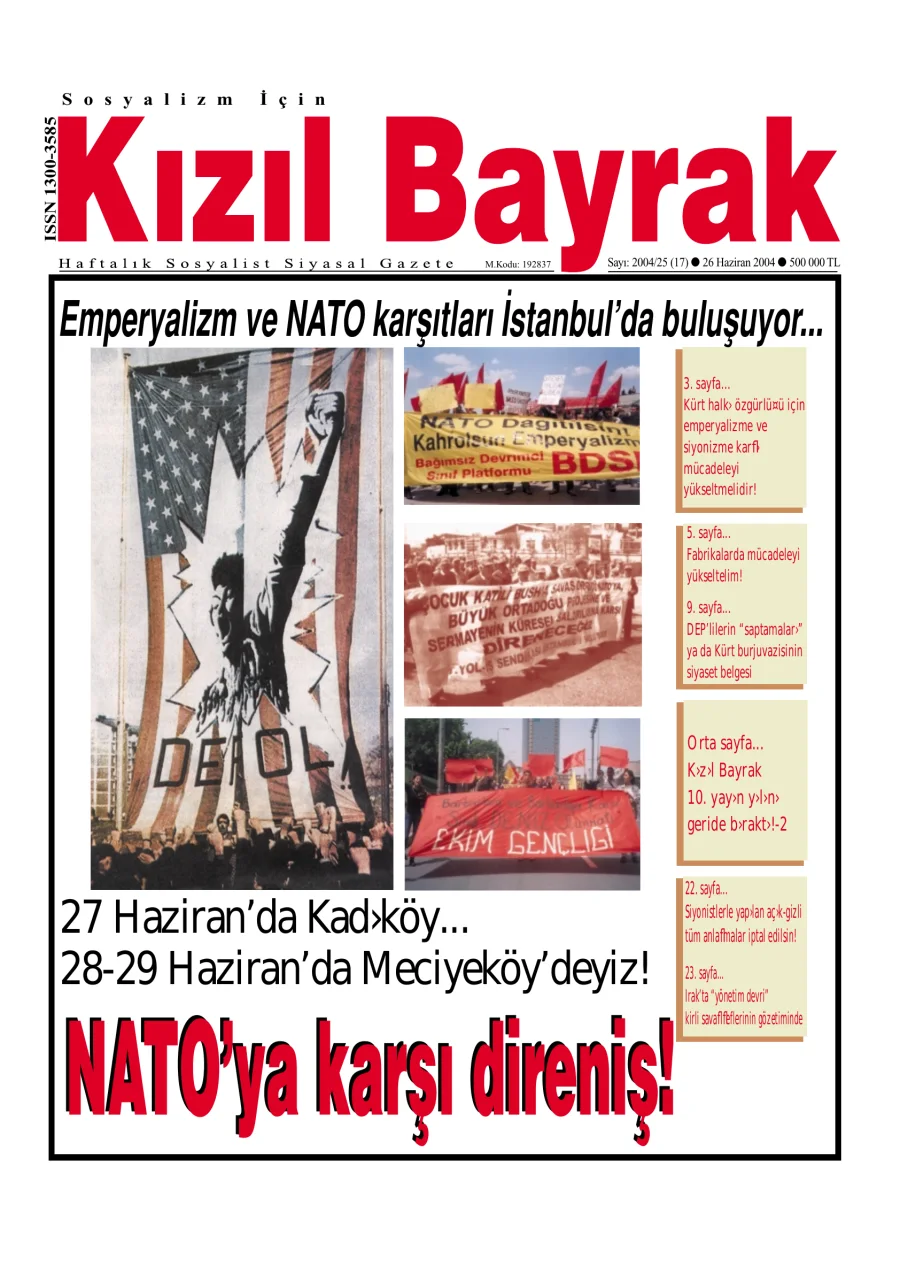 Yıl 2004 Sayı 25 26 Haziran kapak görseli