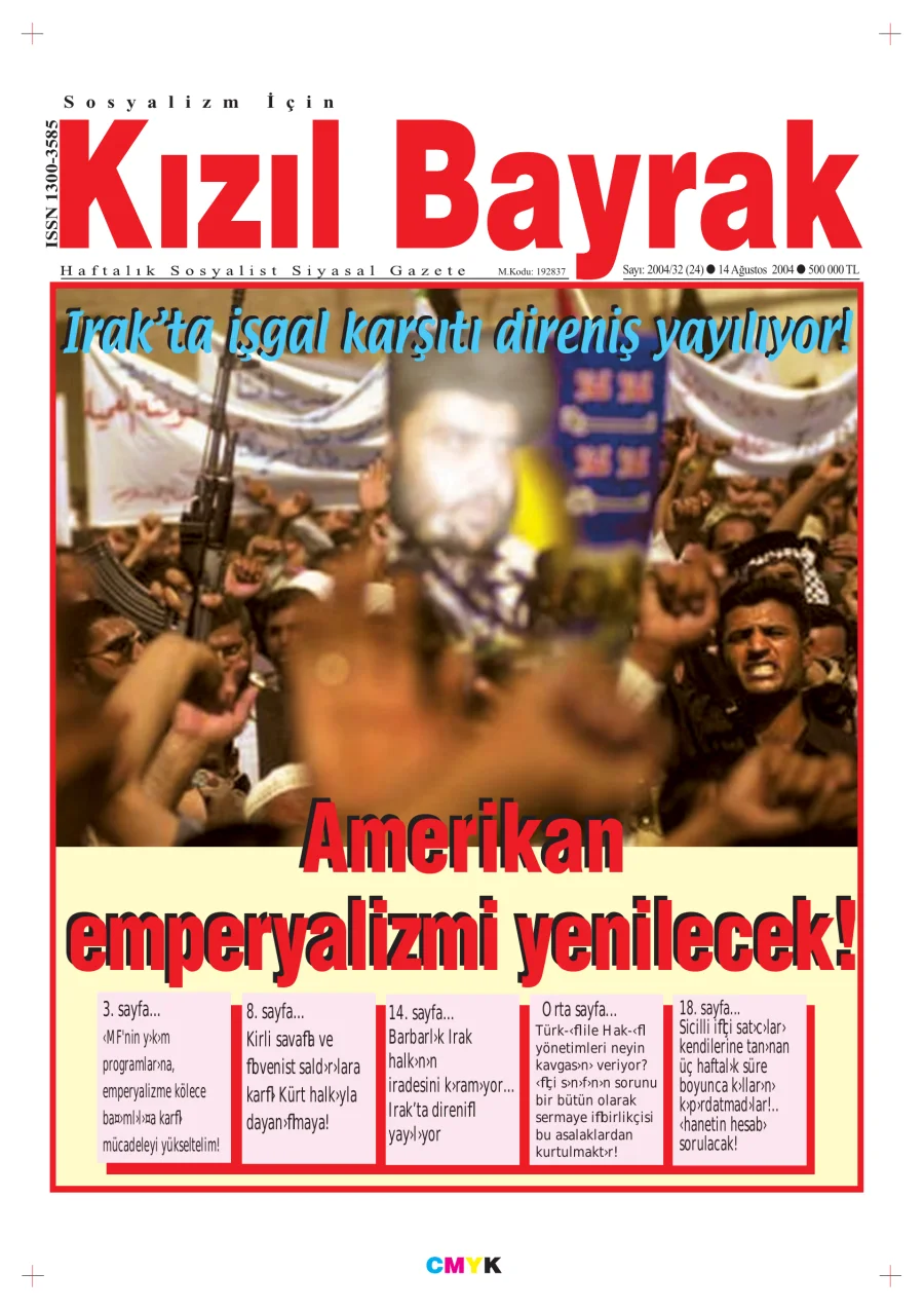 Yıl 2004 Sayı 32 14 Ağustos kitap kapağı
