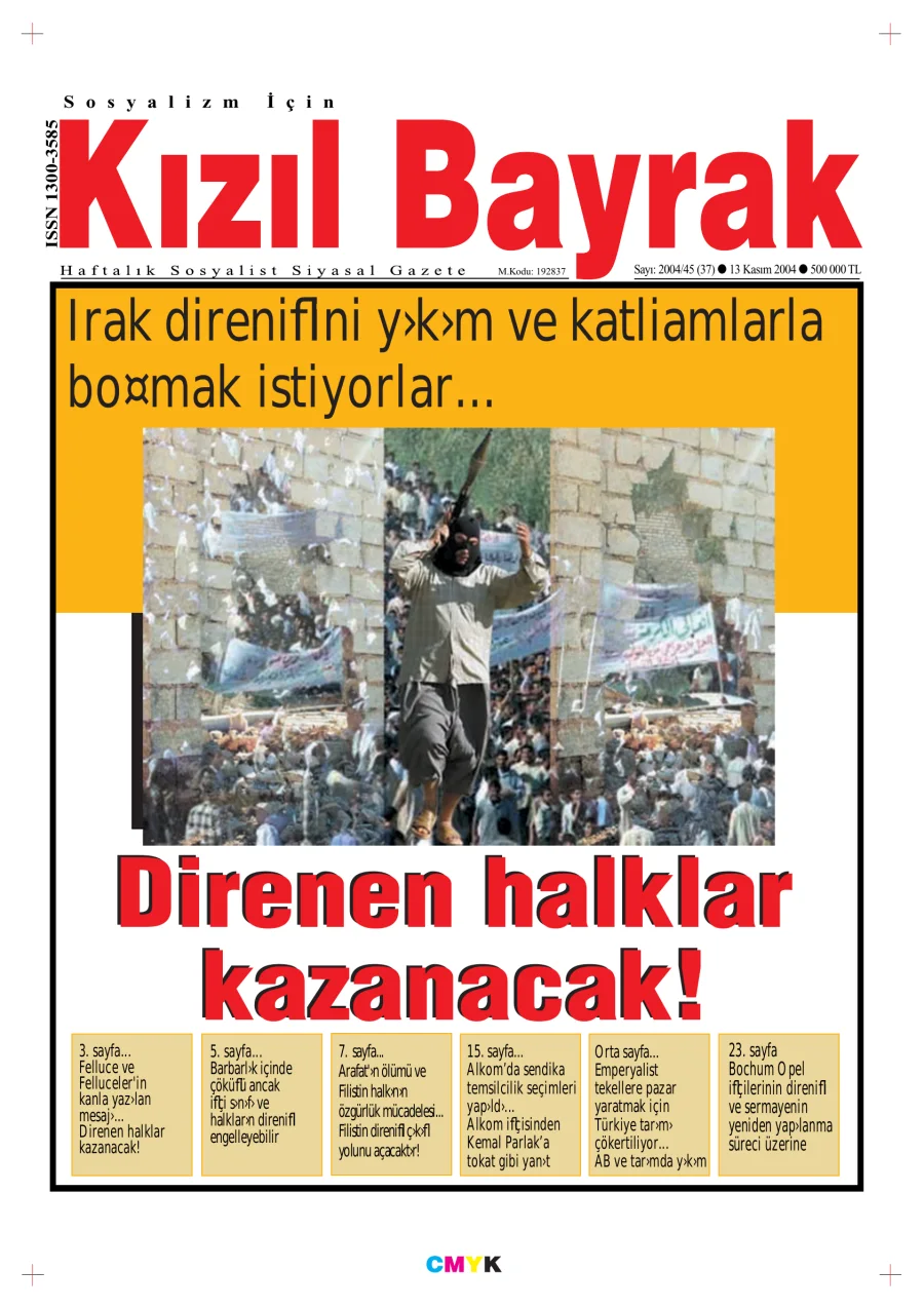 Yıl 2004 Sayı 45 13 Kasım kapak görseli