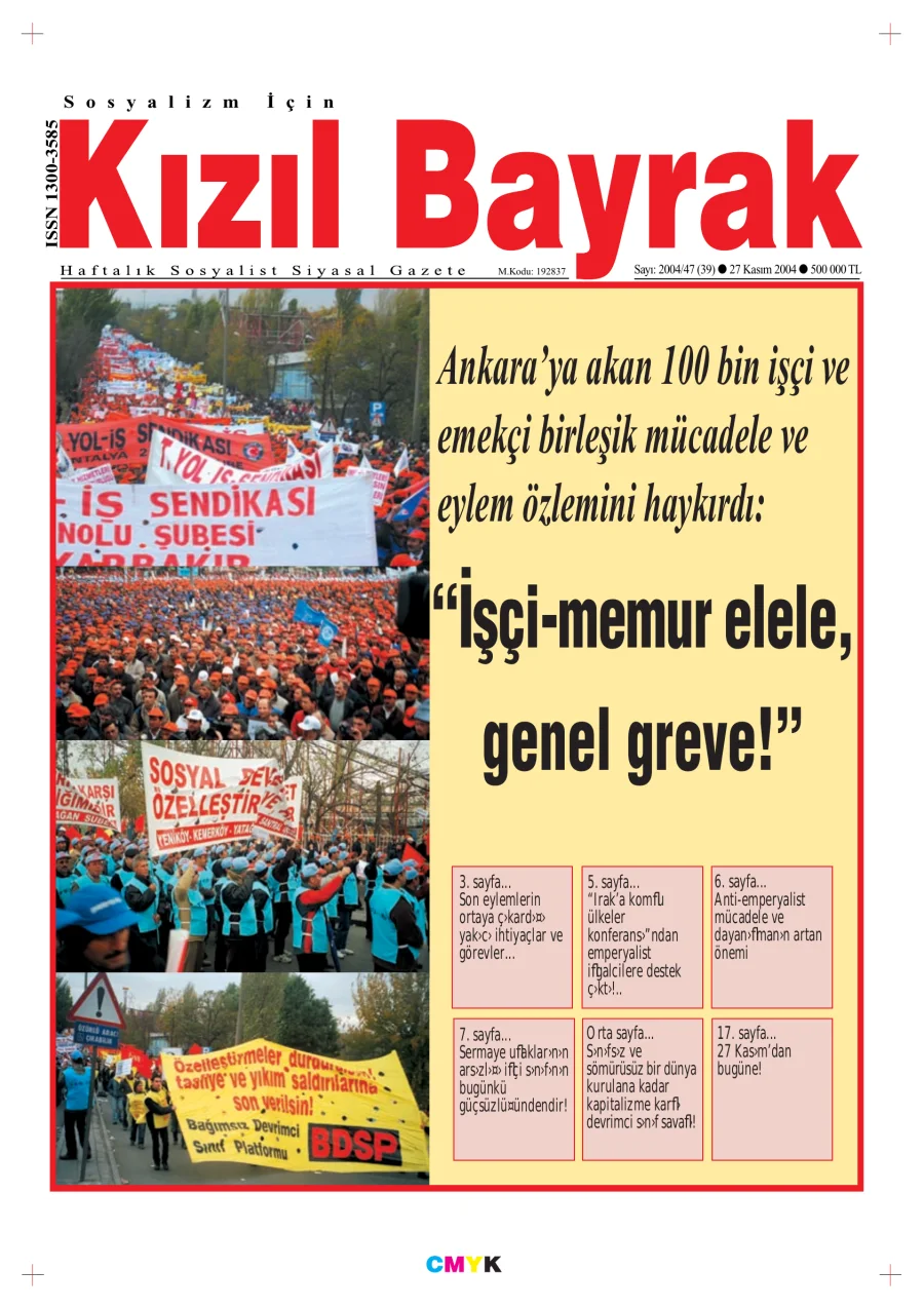 Yıl 2004 Sayı 47 27 Kasım kitap kapağı