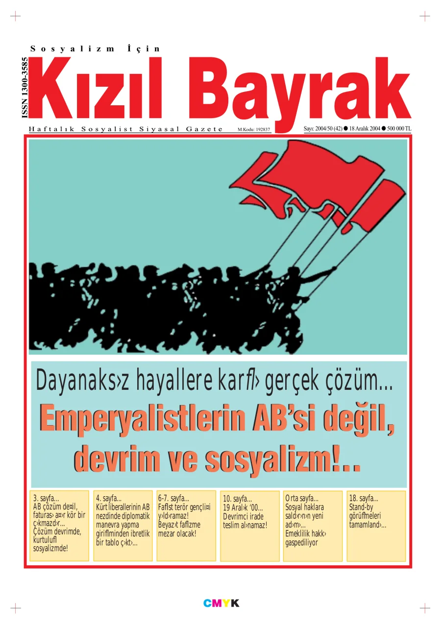 Yıl 2004 Sayı 50 18 Aralık kitap kapağı