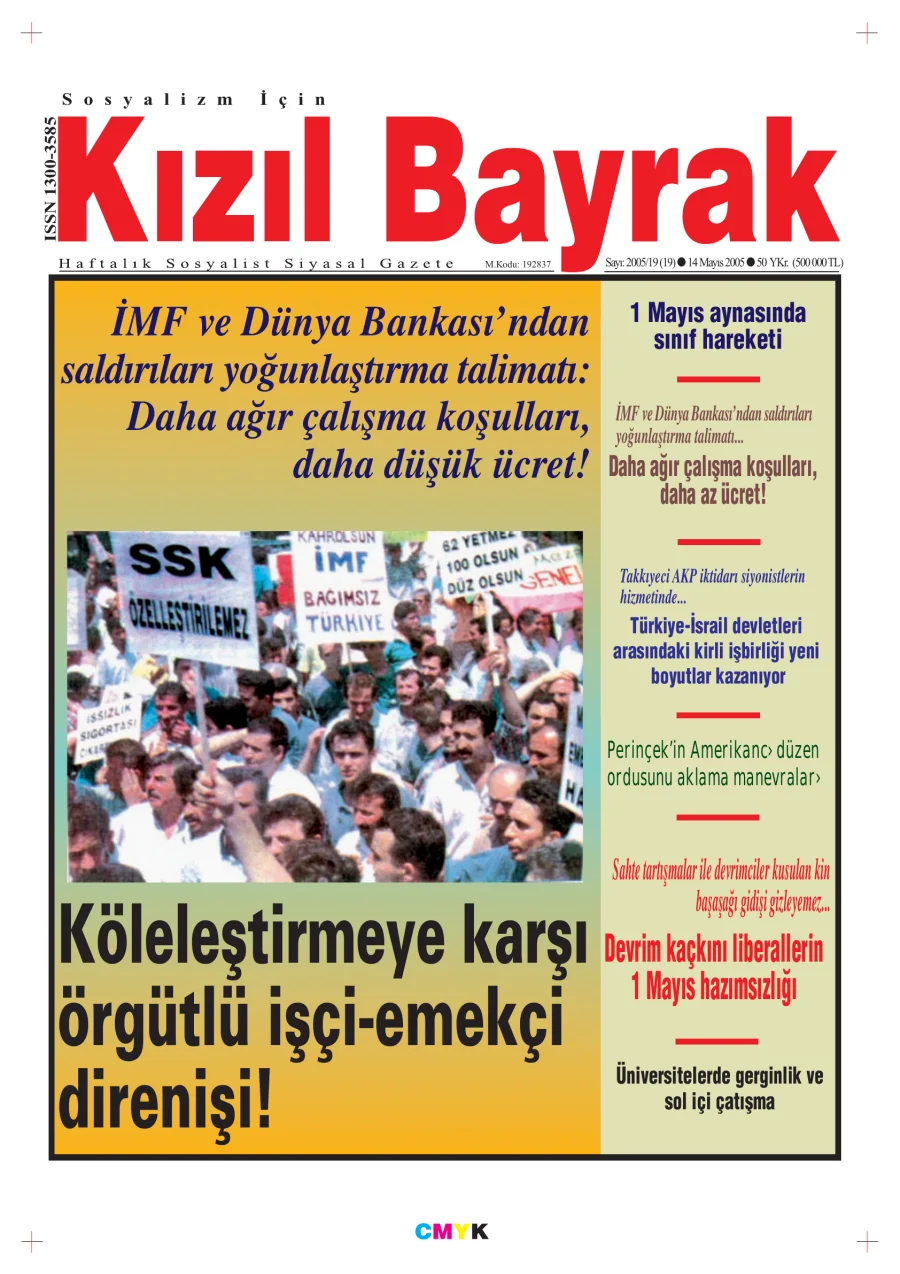Yıl 2005 Sayı 19 14 Mayıs kitap kapağı