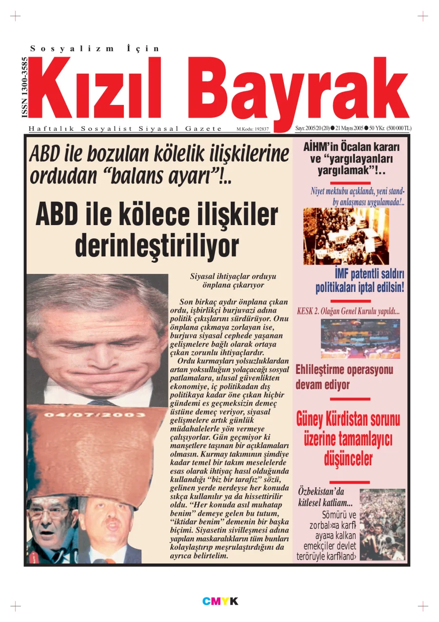 Yıl 2005 Sayı 20 21 Mayıs kapak görseli