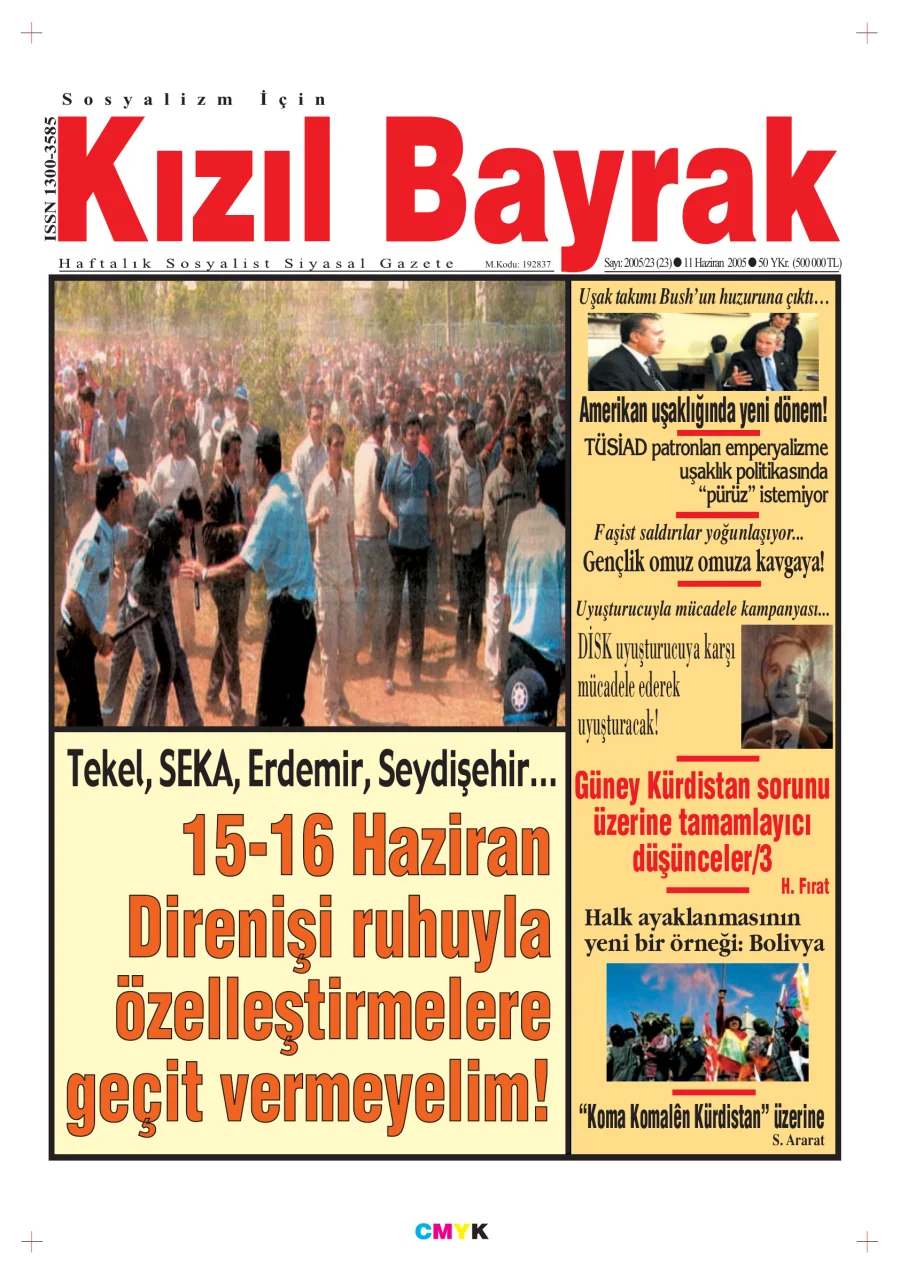 Yıl 2005 Sayı 23 11 Haziran kapak görseli