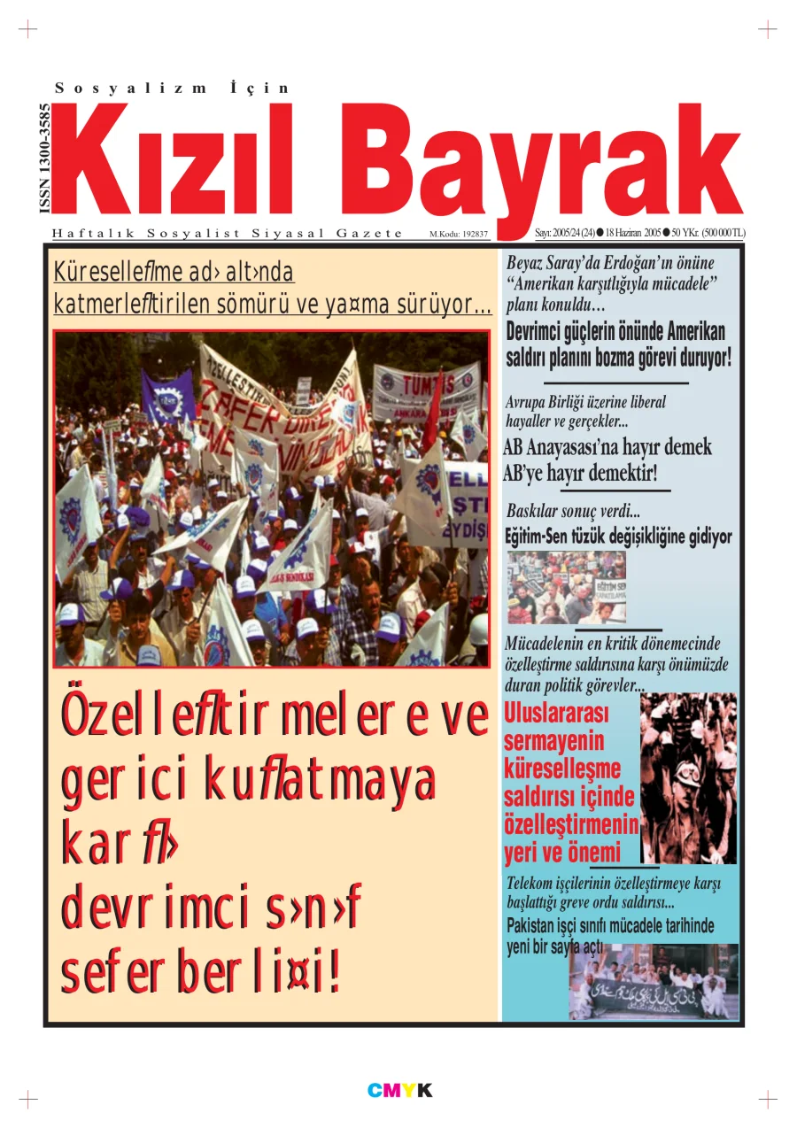 Yıl 2005 Sayı 24 18 Haziran kapak görseli
