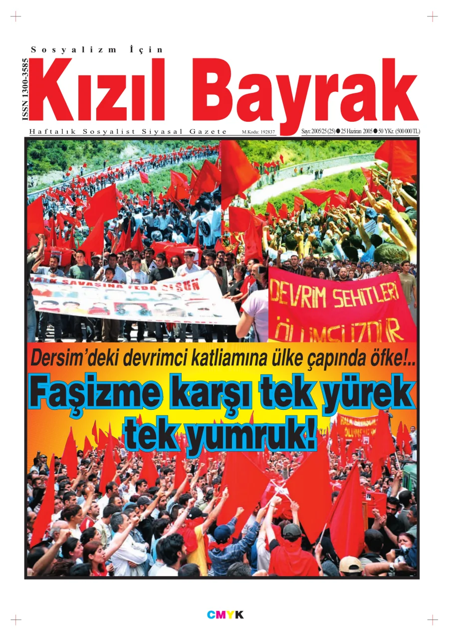 Yıl 2005 Sayı 25 25 Haziran kitap kapağı