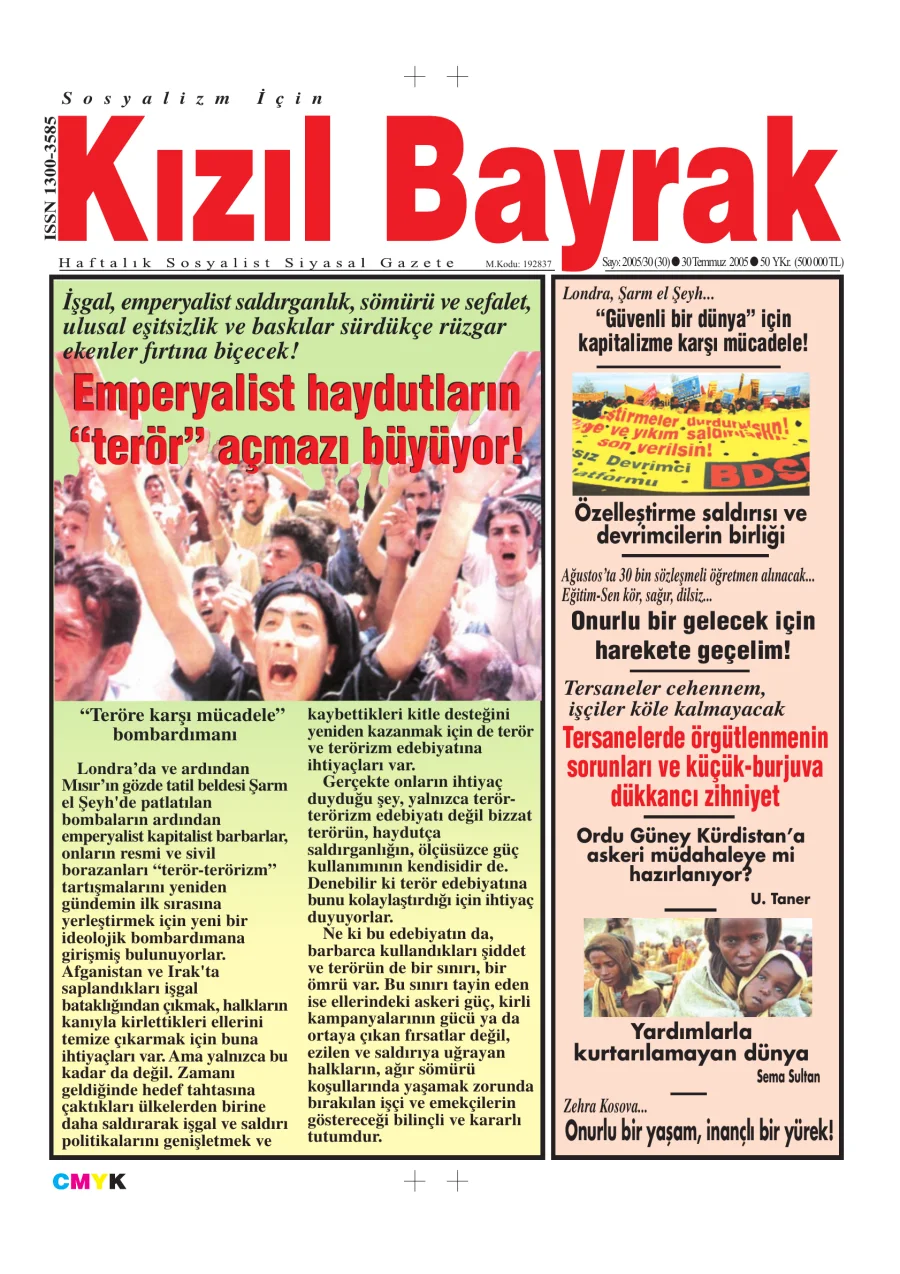 Yıl 2005 Sayı 30 30 Temmuz kapak görseli
