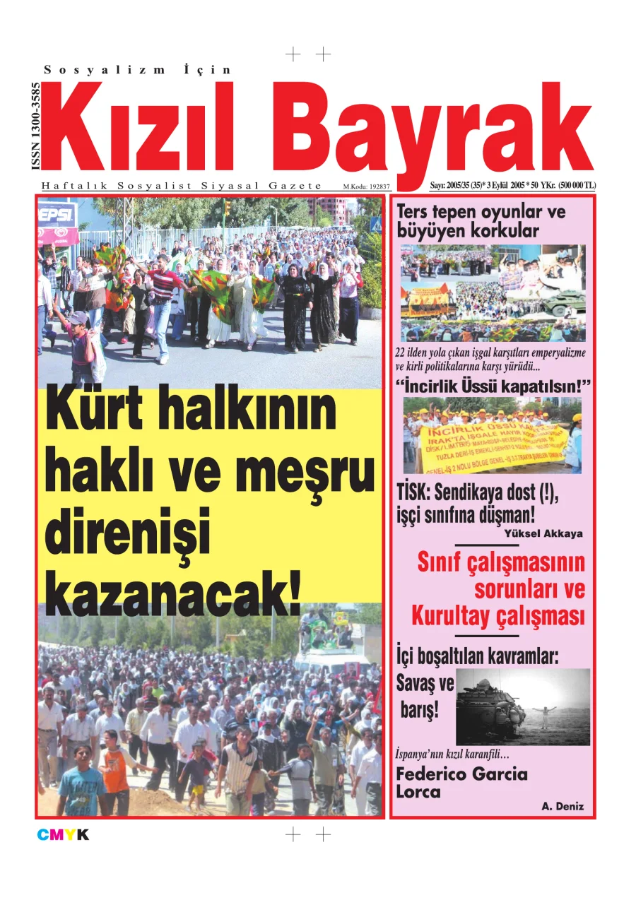 Yıl 2005 Sayı 35 3 Eylül kitap kapağı