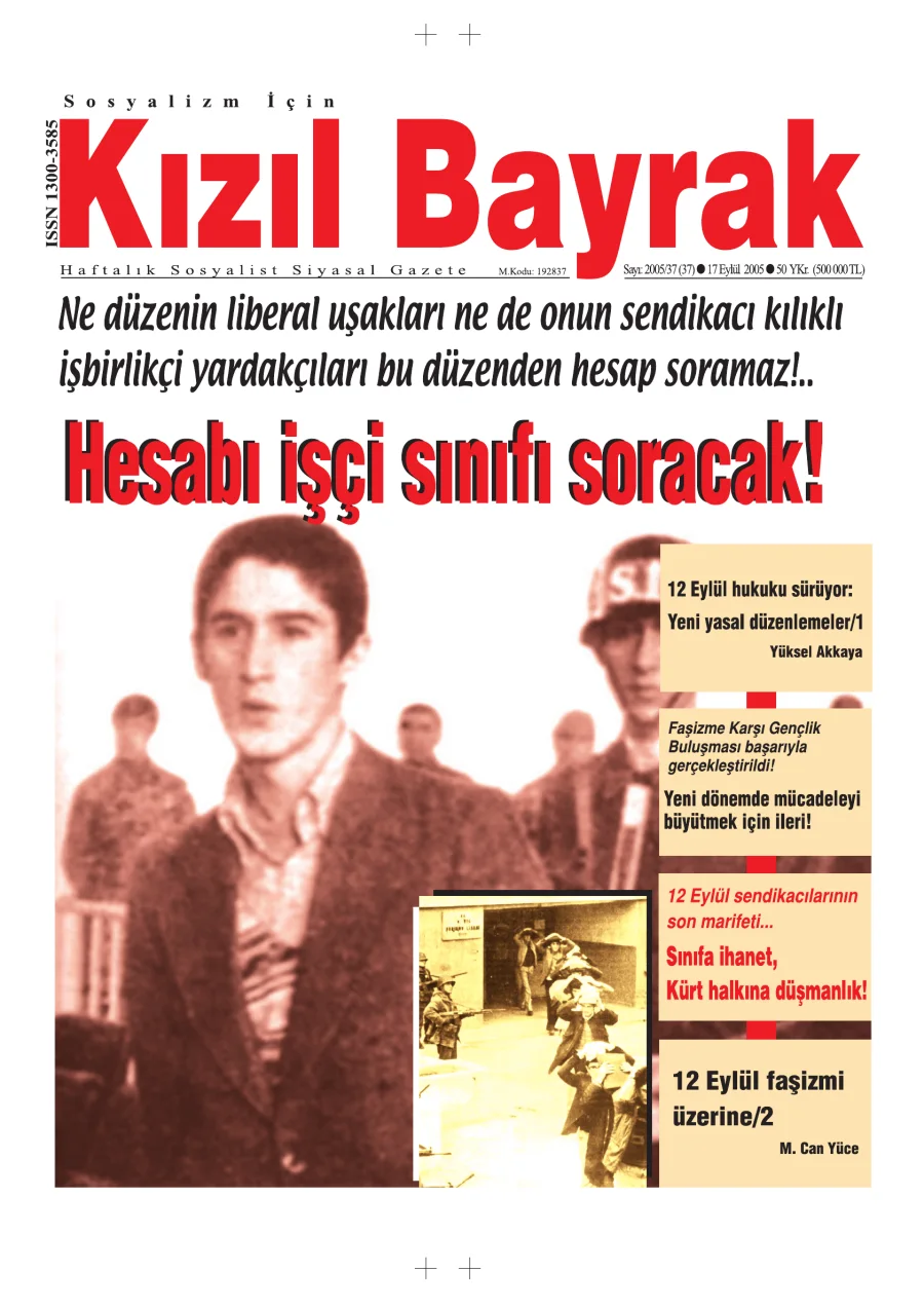 Yıl 2005 Sayı 37 17 Eylül kitap kapağı