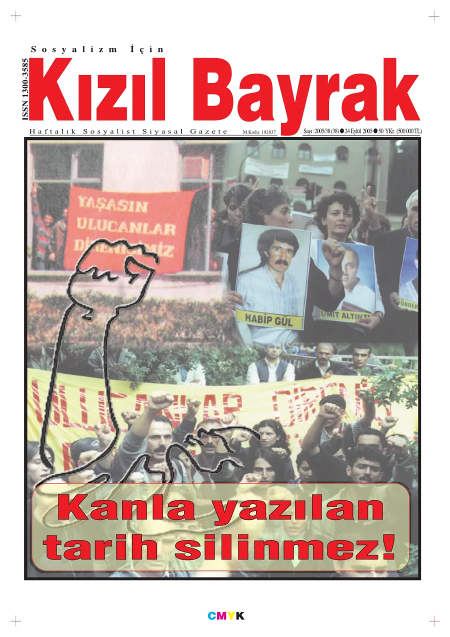 Yıl 2005 Sayı 38 24 Eylül kitap kapağı