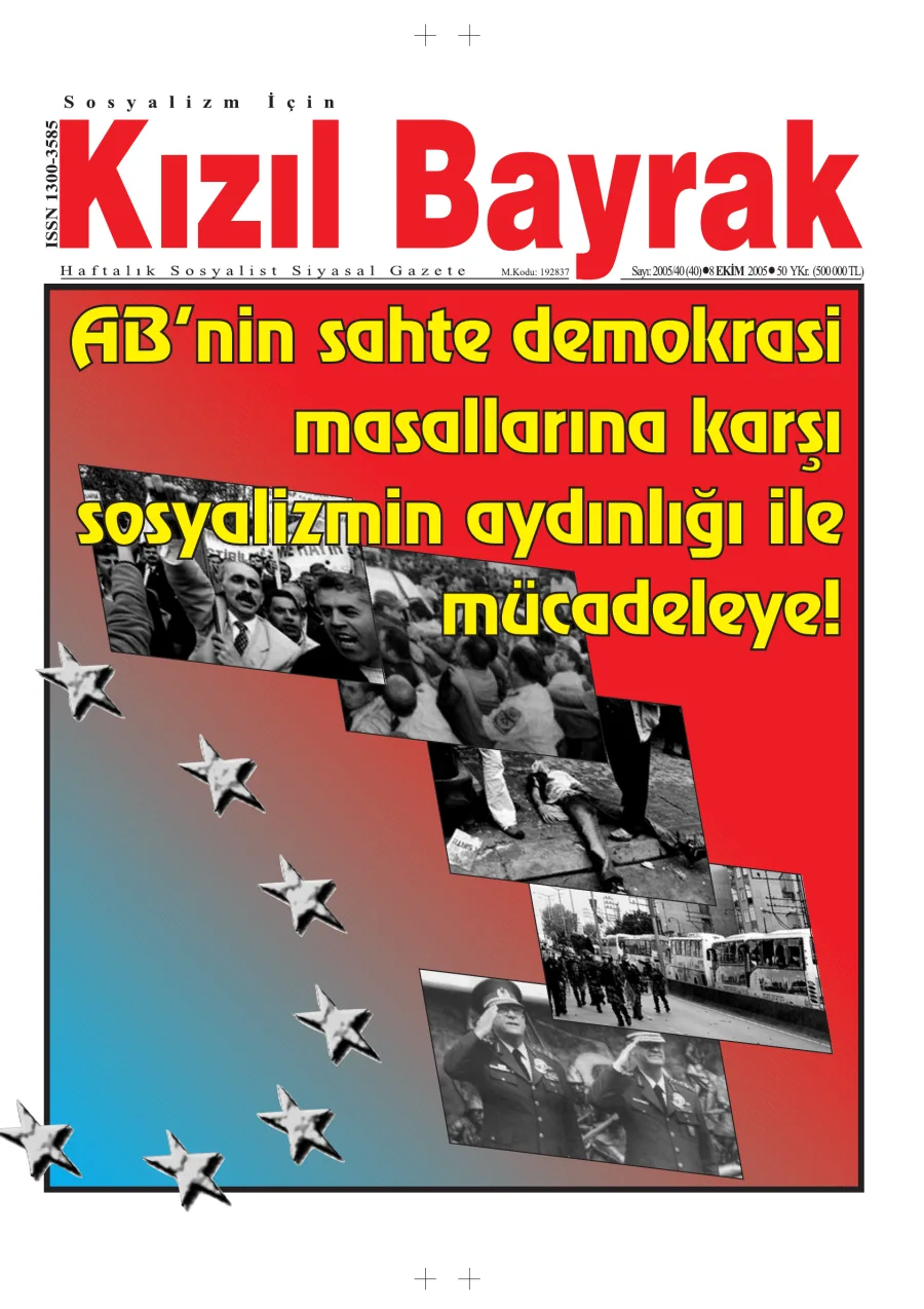 Yıl 2005 Sayı 40 8 Ekim kitap kapağı