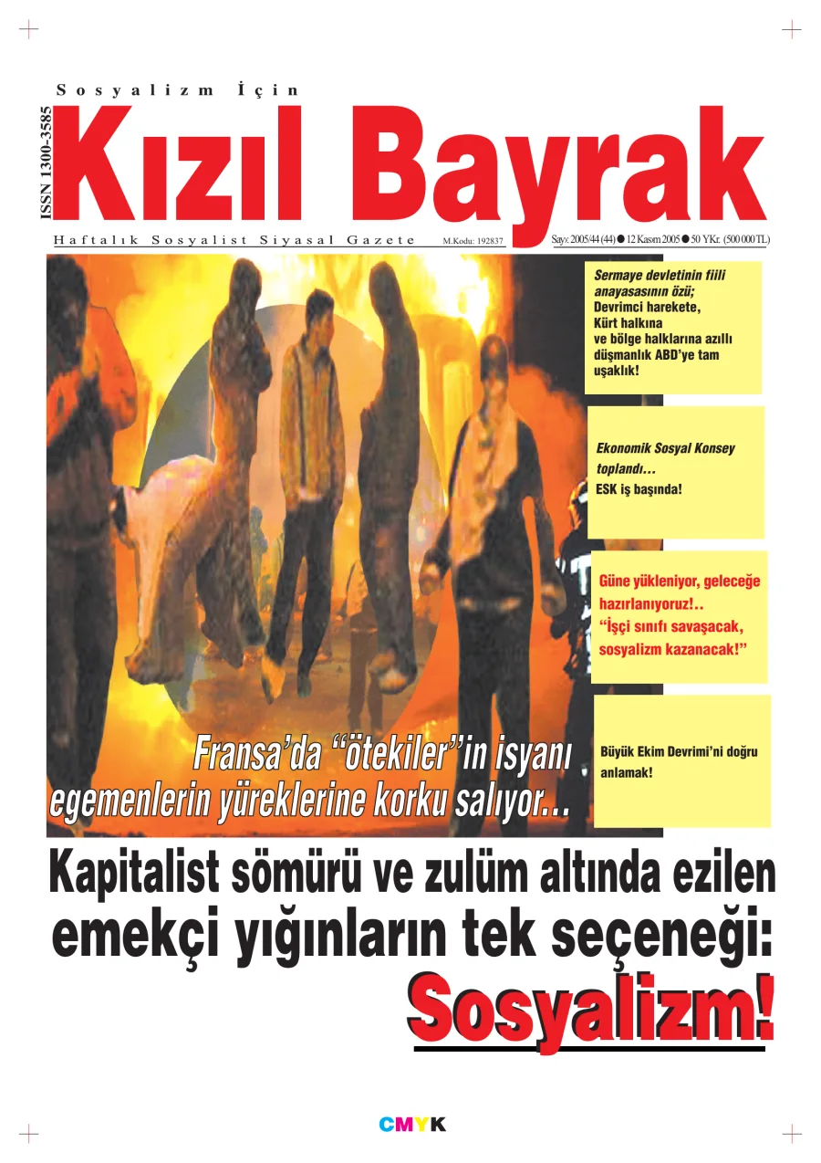 Yıl 2005 Sayı 44 12 Kasım kapak görseli