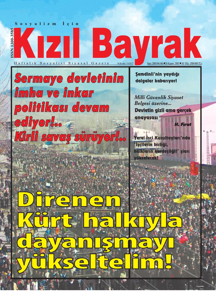Yıl 2005 Sayı 46 26 Kasım kitap kapağı
