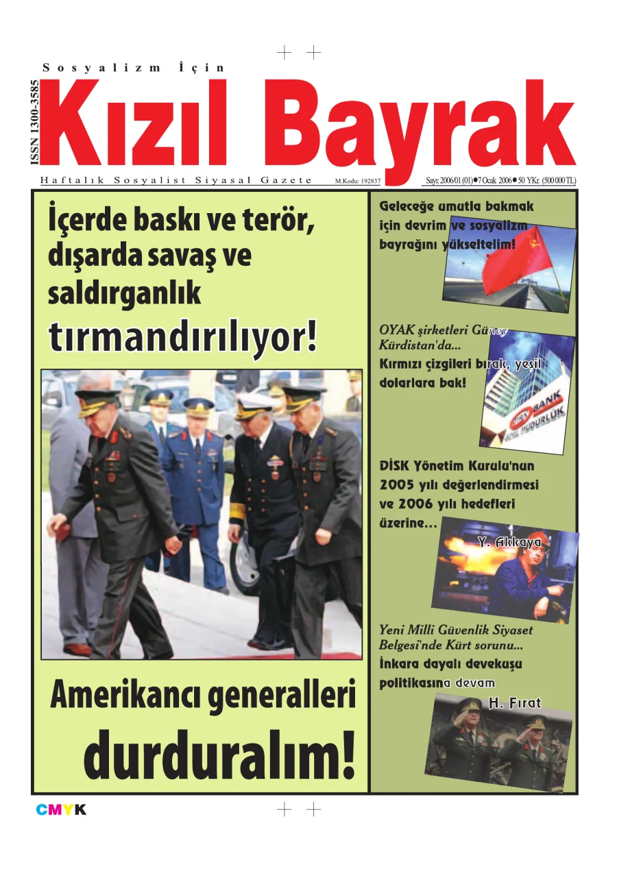 Yıl 2006 Sayı 01 7 Ocak kapak görseli