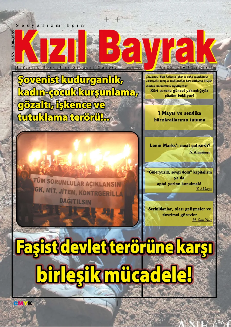 Yıl 2006 Sayı 14 15 Nisan kapak görseli