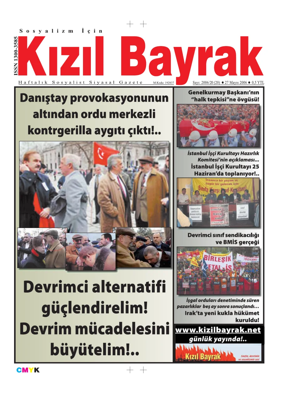 Yıl 2006 Sayı 20 27 Mayıs kitap kapağı