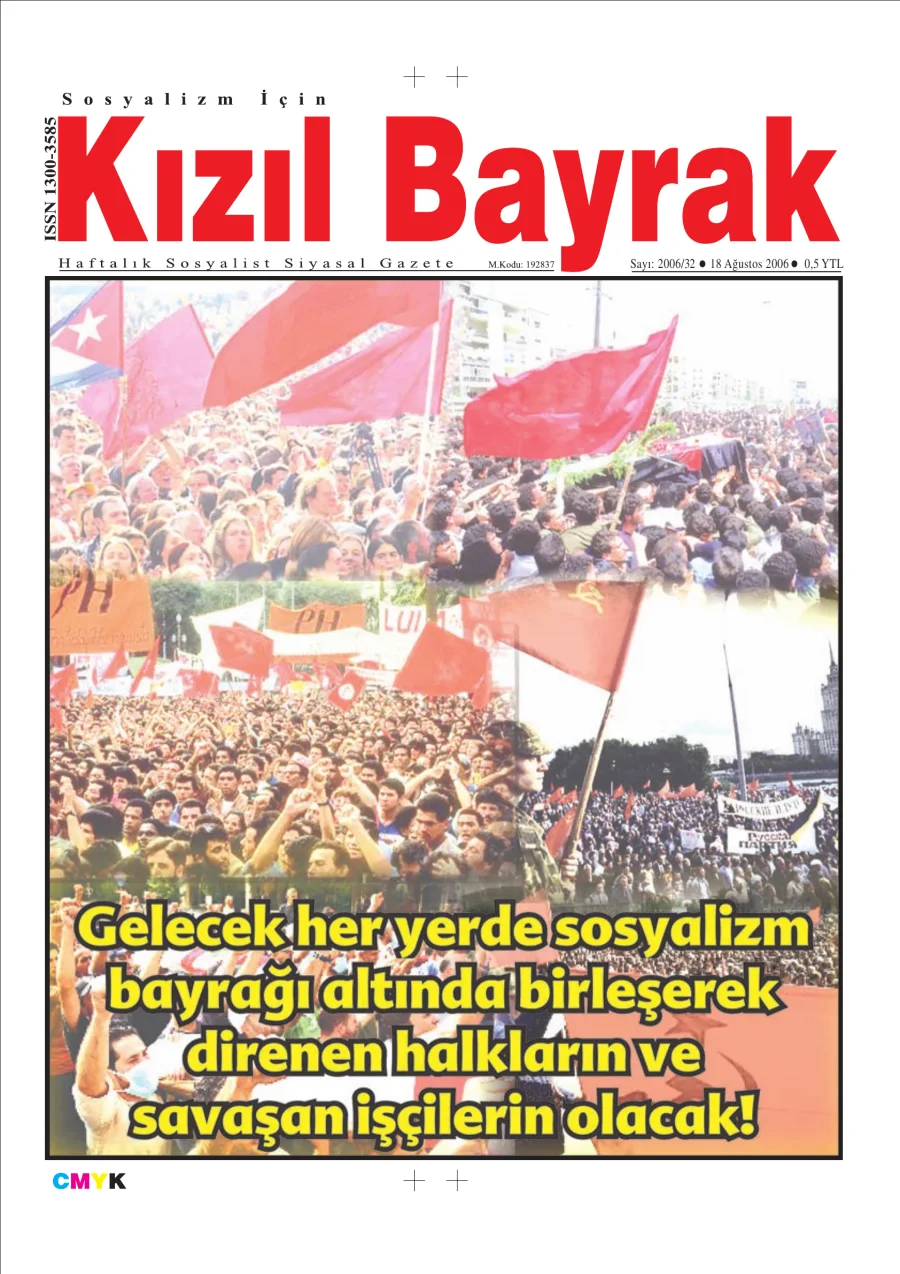 Yıl 2006 Sayı 32 18 Ağustos kitap kapağı