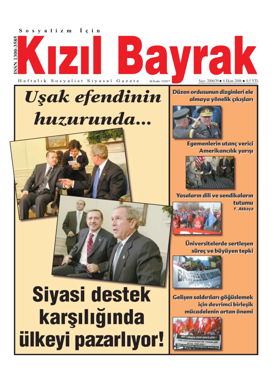 Yıl 2006 Sayı 39 6 Ekim kitap kapağı