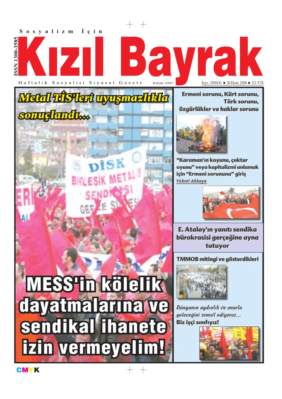 Yıl 2006 Sayı 41 20 Ekim kapak görseli